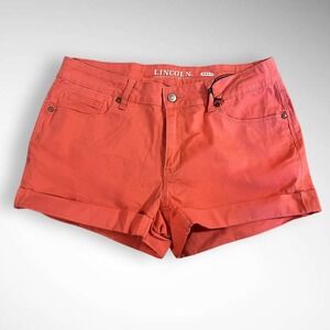 LINCOLN OUTFITTERS‎ Coral/Orange Shorts Size 12 New With Tags
